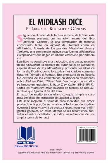 El Midrash Dice Bereshit - Genesis